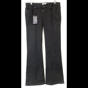 Paige Skyline Boot Jeans Black Shadow Size 31 NWT